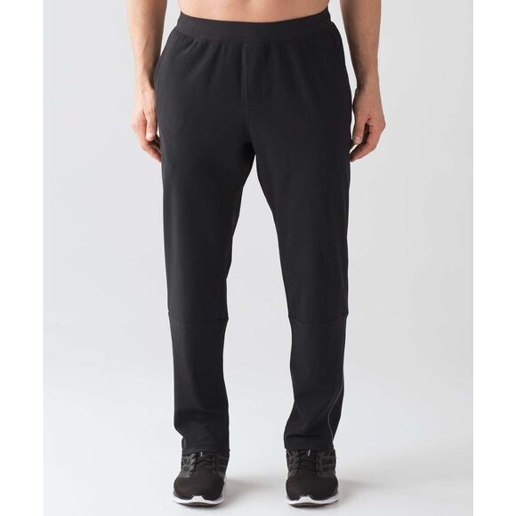 Lululemon Athletica M5399S Men's Sz Large Black Twill Chill Pants - Picture 13 of 16